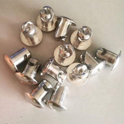 Universal Car Fitment Sprintcar Quater Turn Dome Head Dzus 7/16&quot;.500&quot; bevestigingsmiddelen Zilveren Sprint car Dwerg Jaar Universal