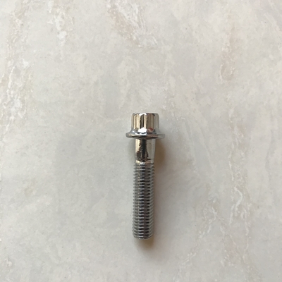 Sprint Car 12 PT BBS RS/RX Split Rim Bolts M7 x 32 Stalen Bolts binnen gechroomd voor ISO Standard