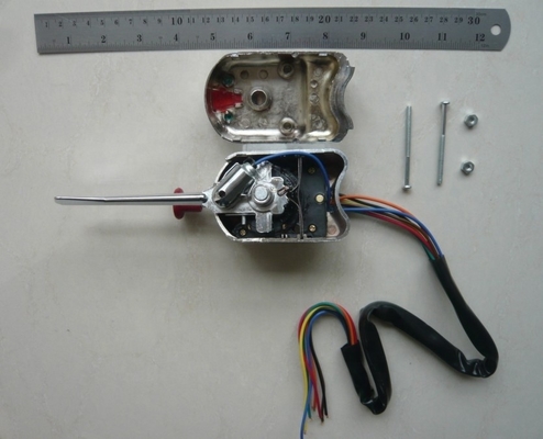 OEM Standard Size Universal Chrome Column Mount Turn Signal Switch met Hazard Knob Custom Vehicle Collector Edition