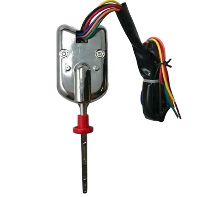 Universal Street Hot Rod Chrome Column Mount Black Turn Signal Switch met gevaarknop Doel van vervanging/reparatie