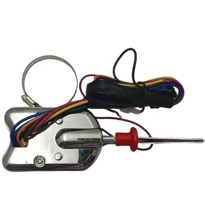 Universal Street Hot Rod Chrome Column Mount Black Turn Signal Switch met gevaarknop Doel van vervanging/reparatie