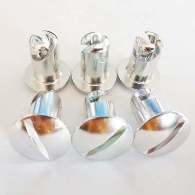 Universal Duurzaam zilver aluminium 5/16&quot;.500&quot; 1/4 Quick Turn Dzus Dome Head Sprint Car voor op maat gemaakte OE NO.