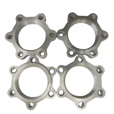 Ervaar ongeëvenaarde raceauto prestaties met zilver 1-3/16&quot;-18 Titanium Spindle Locking Nut
