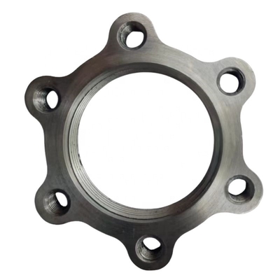 Ervaar ongeëvenaarde raceauto prestaties met zilver 1-3/16&quot;-18 Titanium Spindle Locking Nut