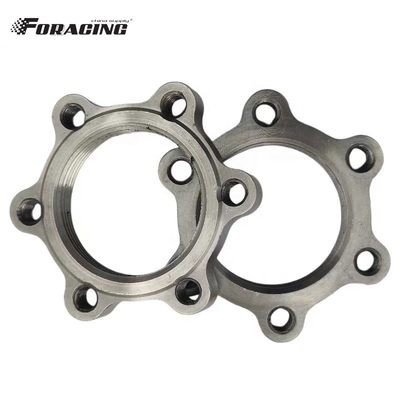 Ervaar ongeëvenaarde raceauto prestaties met zilver 1-3/16&quot;-18 Titanium Spindle Locking Nut