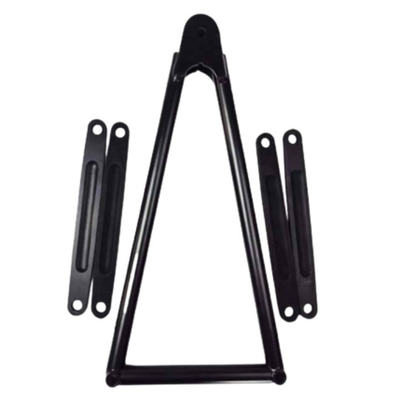 ZWART 13 5/8 &quot;SPRINT CAR JACOBS LEIDER WITH STRAPS CHROMOLY 4130 Voorpositie 1&quot; x 1/4&quot; x 7&quot; Wanddikte 0,065&quot; Aluminium