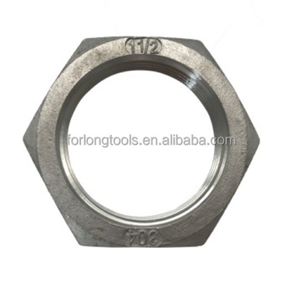 GB Standard Grootte 1/2-20 Hex Jam Nut Roestvrij staal Dunne Noot voor Imperial Inch Measuring System