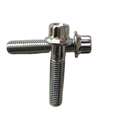 12 PT BBS RS/RX Split Rim Bolts M7 x 32 Steel Chrome-geplatte voor DIN Standard Performance Langdurige prestaties