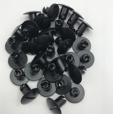 Universal Sprint Car Aluminium 1/4 Quarter Turn Dzus Fastener 716&quot; X.500&quot; Grote kop 1' Inch hoofd Zwart zilver met 1
