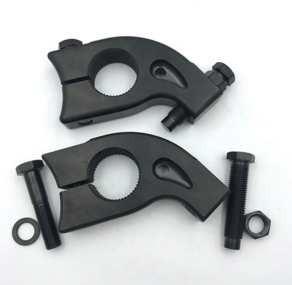 Titanium Gr5 Zwart PVD Torsion Stop 1 3/4 &quot;Split 1-1/8&quot; Spline 7/16 Aanpassingsbout voor alle Hex Bilt 9/16&quot; in verschillende industrieën