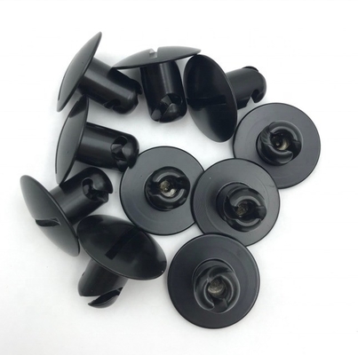 Universal Sprint Car Aluminium 1/4 Quarter Turn Dzus Fastener 716&quot; X.500&quot; Grote kop 1' Inch hoofd Zwart zilver met 1