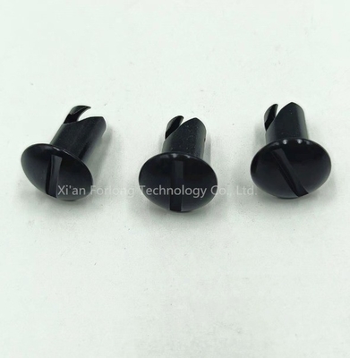 Universal Car Fitment Steel Dome Head Quarter Turn Buttons Dzus 5/16&quot;*0.5&quot; Zwart met eenvoudige installatie
