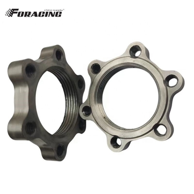 -direct Universal Racing Car Silver Titanium GR5 Spindle Locking Nut voor Universal Car Fitting en Precision Engineering