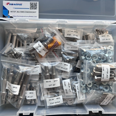 Titanium Bolt Ons Sprint Car J J Chassis One Nut Stud One Nut Shock Mount Kit Eagle/Maxim BOLT KIT 27 voor het universele jaar