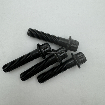 Standaard OE NO. Titanium Gr5 12 PT RS/RX Split Rim Kits M7 x 32 Bolt and Nut Flange Bolt Zwart voor universele auto montage