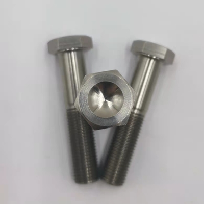 6AL-4V titanium legering natuurlijke afwerking Hex hoofdbout 1/2 &quot;-20 x 4.5&quot; zware constructie essentiële component