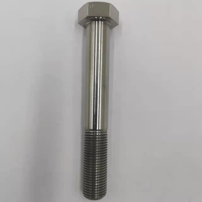 6AL-4V titanium legering natuurlijke afwerking Hex hoofdbout 1/2 &quot;-20 x 4.5&quot; zware constructie essentiële component