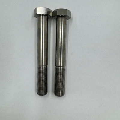 6AL-4V titanium legering natuurlijke afwerking Hex hoofdbout 1/2 &quot;-20 x 4.5&quot; zware constructie essentiële component