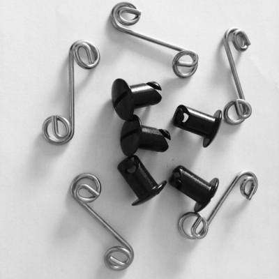 Universal Aluminium Quarter Turn Zwart Dzus bevestigingen 7/16 &quot; 5/16&quot; knoppen voor universele vervanging