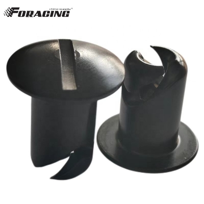 OE NO. Op maat gemaakte aluminium kwart draai Dzus Dome hoofdknoppen Zwart 5/16 &quot;x.550&quot; voor universele prestatieverhoging