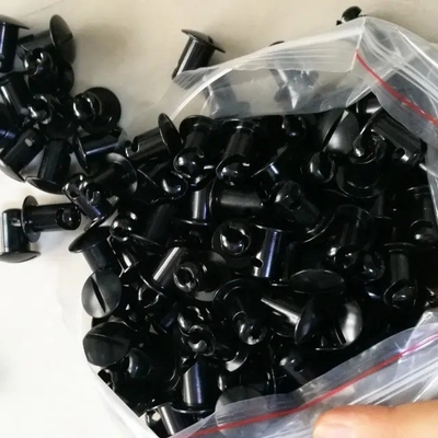 OE NO. Op maat gemaakte aluminium kwart draai Dzus Dome hoofdknoppen Zwart 5/16 &quot;x.550&quot; voor universele prestatieverhoging