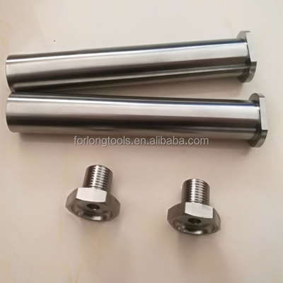 Natuurlijke afwerking 5/8&quot;-18 Dwarget King Pin Titanium voor Sprint Spindle Nut DIN Standard Gemaakt van 6AL-4V titanium legering