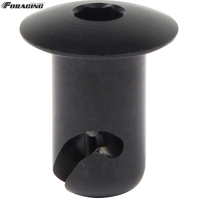 Universele 7/16&quot; Aluminium Dzus Knop Dome Allen Hoofd Kwartier Draai bevestigingen.500 Zwart Snel en gemakkelijk vervangen/herstellen