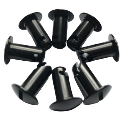 Vervang/repareer Doel 7/16&quot; Aluminium Dzus Knop Dome Hoofd.500 Zwarte kwart draai bevestigingen voor universele installatie