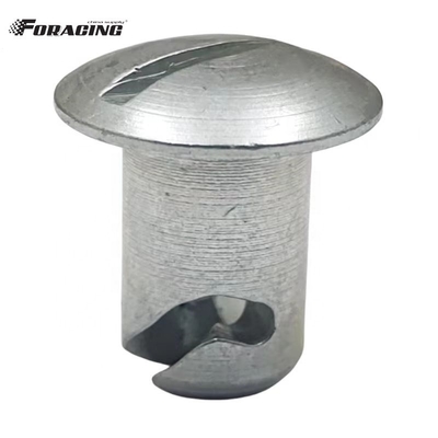 Universal Dzus Dome hoofdknoppen zilver 7/16 &quot;x.500&quot; Steel Sprint Car Maxim met materiaal Universal