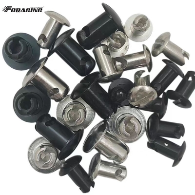 Universal Fitment 7/16 inch Grip.600 Dzus Button Aluminium Sprint Car Fasteners voor Universal Modified Cars Parts