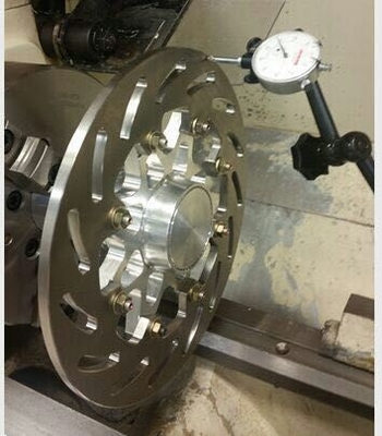 250 mm achterremrotor schijf voor KX 125 250 KX F 250 KLX R 450 Motorfiets onderdelen vervanging Titanium materiaal en duurzaam