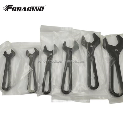 Universal Black Racing AN Fitting Wrench AN Spanner voor Sprint Car Tool Sets An4-An16 6PCS Eén Kit Lichtgewicht Aluminium