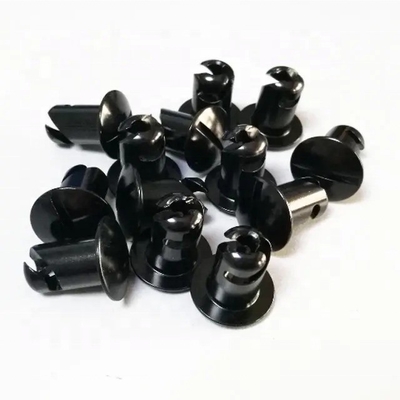 Universal Car Fitment.500 Zwart Aluminium Dzus Button Dome Head Quarter Turn Fasteners voor Sprintcar Repair/Replacement