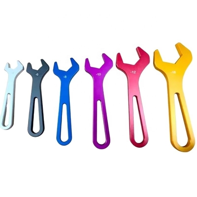 6 stuks AN Spanner Aluminium Billet Racing Tool Sets voor Universal Car Fitment An4-An16 Sprint Car Wrenches op betaalbare prijs