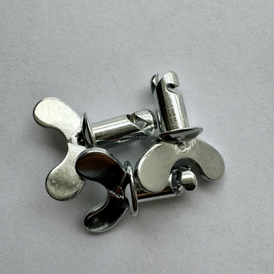 Stalen Dzus Dome Vlinderkopknoppen Zilver 5/16 &quot;x.500&quot; voor Sprint Car Grip en Performance
