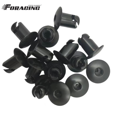Universele OE NO. 7/16&quot; Aluminium Dzus Knop Dome Allen Hoofd Kwartier Draai bevestigingen 0,500&quot; Zwart Superieure prestaties