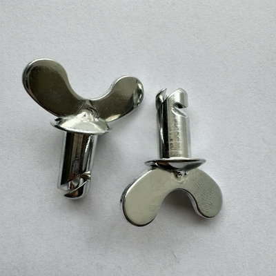 Vervanging/Reparatie Doel OEM aanvaard Dzus Dome Butterfly hoofdknoppen met handvat Zilver 7/16 &quot;x.500&quot; Steel Sprint Car