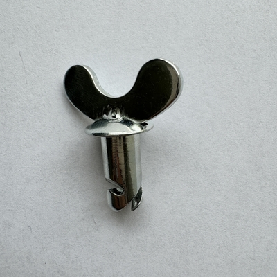 7/16&quot; x.500&quot; Universele Jaar Dzus Dome Vlinderkopknoppen met Handvat Zilver 7/16&quot; x.500&quot; Steel Sprint Car OEM Geaccepteerd
