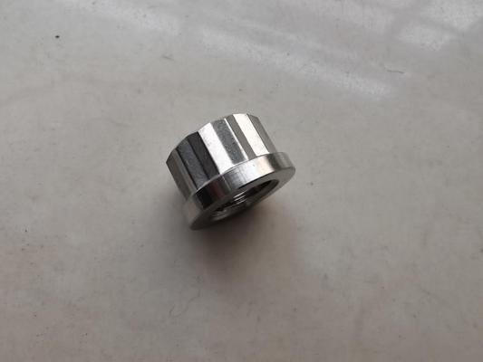 Universele zilver 1/2&quot; -20 12 PT Flange Nuts Titanium Heavy-Duty toepassingen gemakkelijker gemaakt met zilveren noten