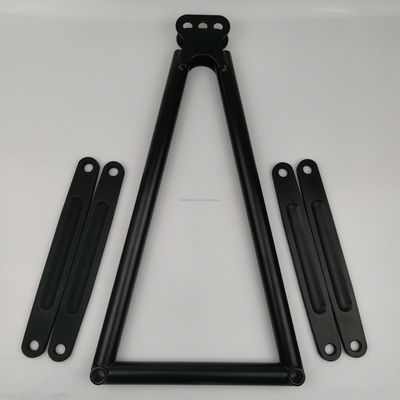 13-5/8&quot; Chromoly 4130 Sprint Car Racing Zwarte Jacobs Ladder Kit met 7&quot; Riem