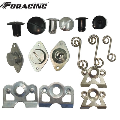 Universal Undercut Slotted Head Model 3/8&quot; x.500&quot; Steel Quarter Turn Dzus Stud Fastener voor Sprint Auto Parts en Langdurig