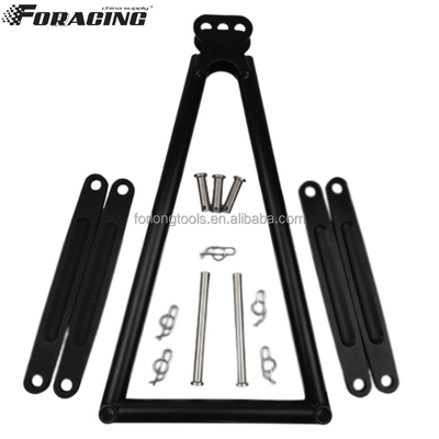 Universal Fitment 13-5/8&quot; Black Jacobs Ladder Kit 1 gat en 3 gaten Chromoly 4130 voor robuuste Sprint Car Racing Car