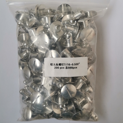 Universal Fitment Aluminium kwart draai Dzus 1&quot; Groot hoofd 7/16&quot; x.500 Silver Sprint Auto vervangend onderdeel reparatie upgrade