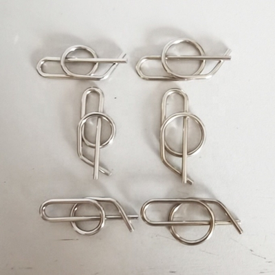 Zilver 304SS Universal Rue Clip Roestvrij staal 3/8&quot; Jacobs Ladder Pin Quick Release Clevis Clip Sprint Car