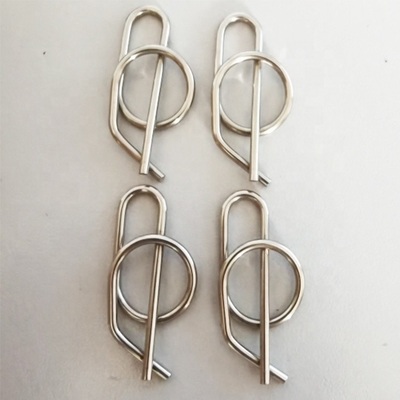 Universele zilveren roestvrijstalen straalclip zink 1/2 &quot;Clevis pin voor Jacobs ladder auto-fitment standaard OE NO. Universele