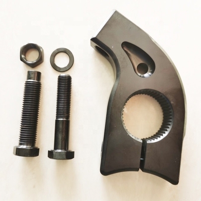 OE NO. N/M Zwart PVD Titanium Torsion Stop 1 3/4 &quot;Split Sprint Car met Universal Pinch Bullet Bolt 3/8&quot;-24X1.35&quot; en 1-1/8&quot; Spline