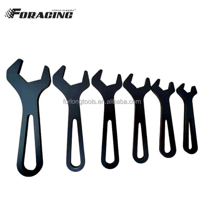 Universal Car AN Fitting Wrench Kit AN4-An16 Zwart Racing CNC-onderdelen met aluminium Constructie Sprint Car Tool Sets 6PCS