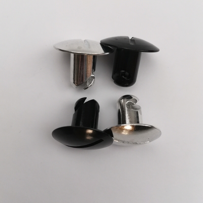 Upgrade Your Quarter Turn Dzus Sprint Car Zwart/Zilver 7/16 x.600 Dome Head Aluminium knoppen voor verbeterde prestaties