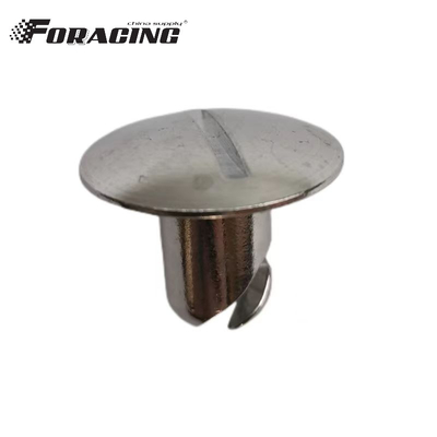 Universal Car Fitment 1&quot; Groot hoofd 7/16&quot; x.500 zilveren aluminium kwart draai Dzus voor raceauto's Universal Fit
