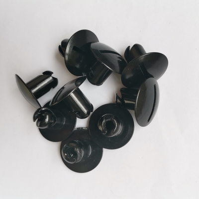 Universal Year Aluminium Quarter Turn Dzus Sprint Car Racing Car Zwart / Zilveren Dome Kopknoppen 1 inch Kop voor 7/16 x.450